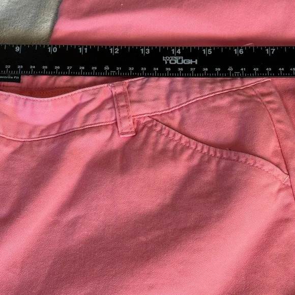 J.Crew Factory Favorite Fit Peach Pink Straight  Cropped Cotton Pants Size 12 - Picture 6 of 10